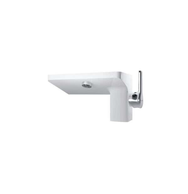 Luxury Basin Faucet-White and Chrome